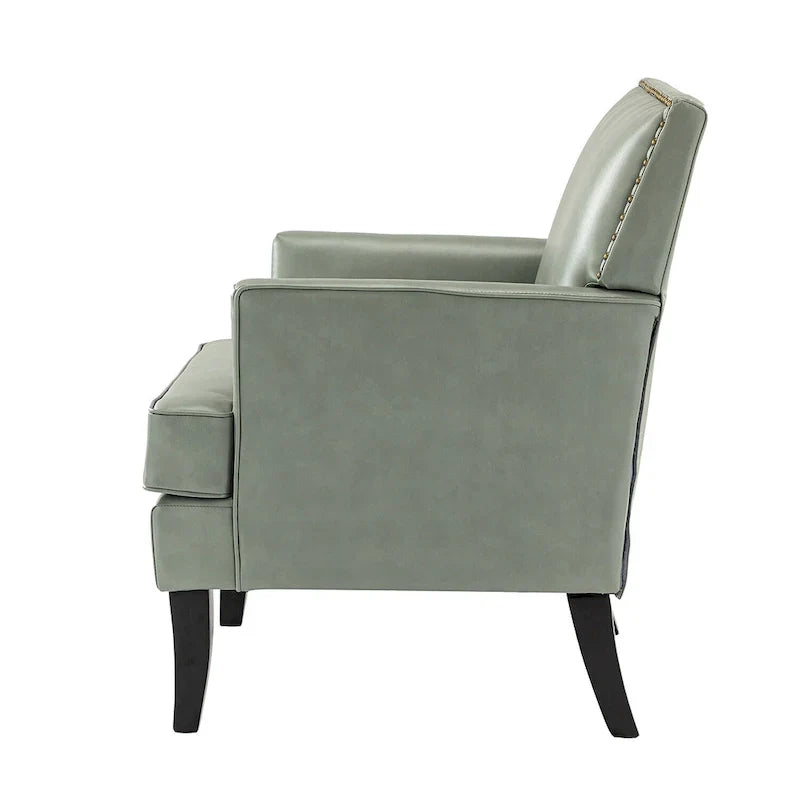 Nileus Set of 2 Modern Classic Polyester Accent Chairs with Solid Wood Legs by HULALA HOME