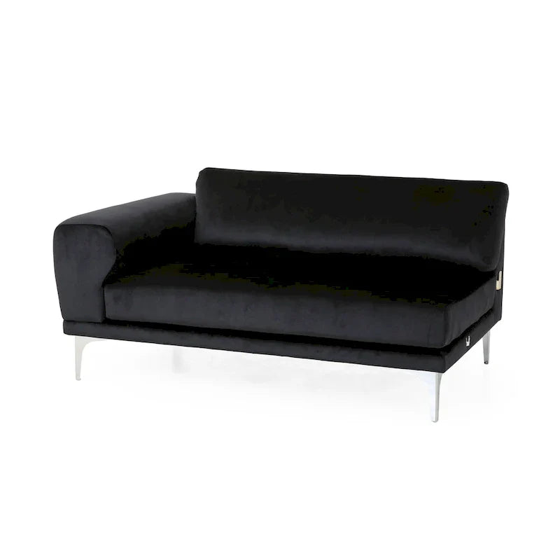 Christopher Knight Home Croydon Modern Glam Velvet Sofa for 4