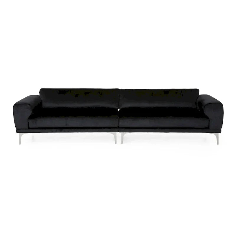 Christopher Knight Home Croydon Modern Glam Velvet Sofa for 4