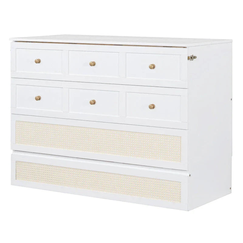 Nestfair Full - Size Murphy Bed with Spacious Drawers