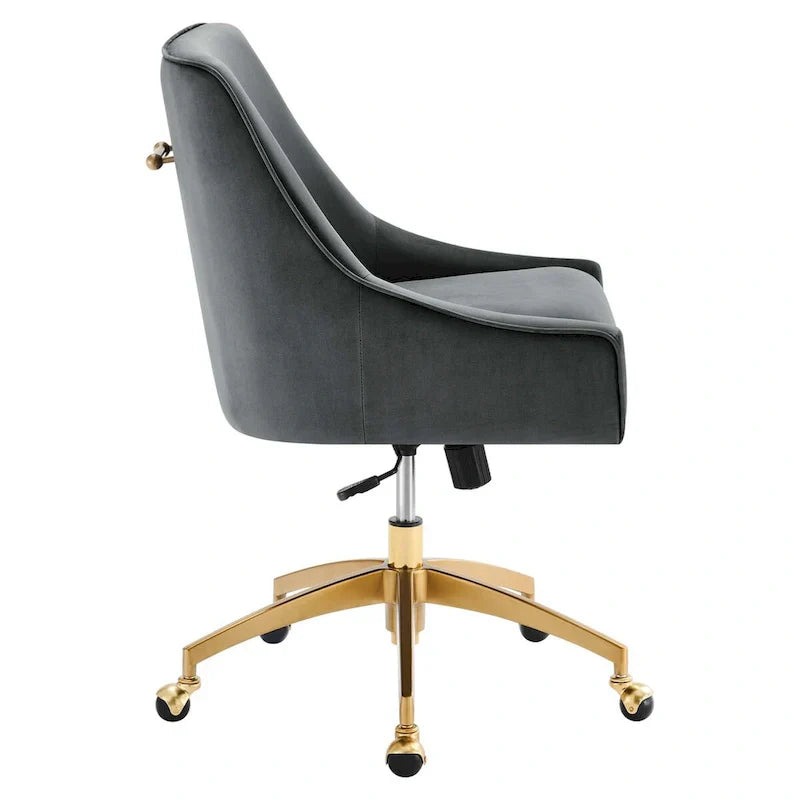 Discern Velvet Performance Office Chair